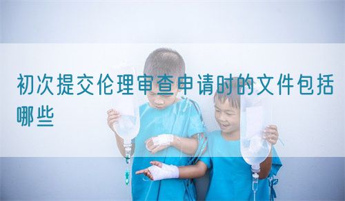 初次提交倫理審查申請(qǐng)時(shí)的文件包括哪些(圖1)
