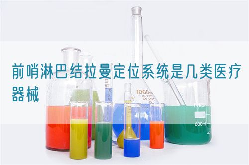 前哨淋巴結(jié)拉曼定位系統(tǒng)是幾類醫(yī)療器械(圖1)